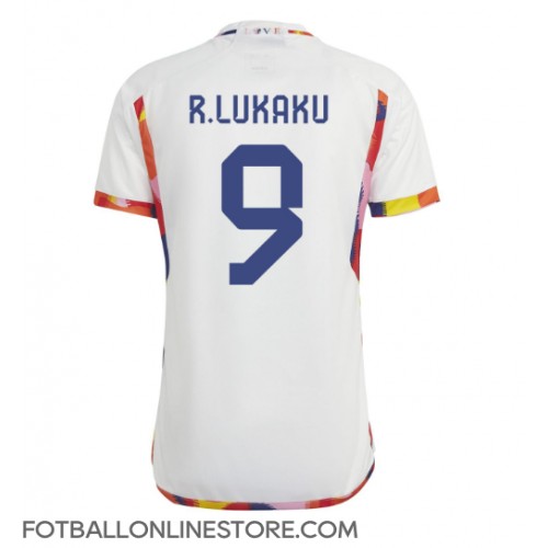Billige Belgia Romelu Lukaku #9 Bortetrøye VM 2022 Kortermet
